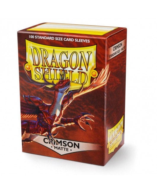 Protège-cartes Dragon Shield Matte – 100 Pièces, Argent – Pour Cartes à Collectionner (standard)