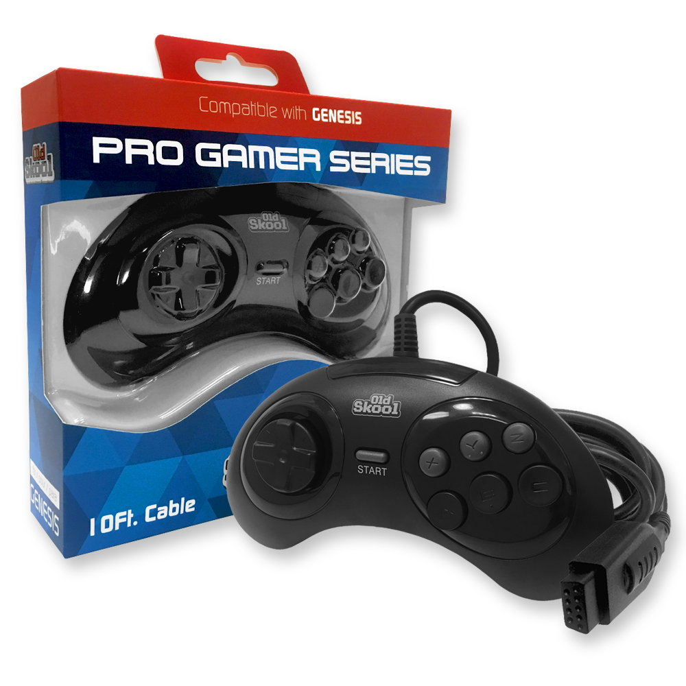 SEGA GENESIS CONTROLLER 6 BUTTON GAME PAD The Rift Games Inc